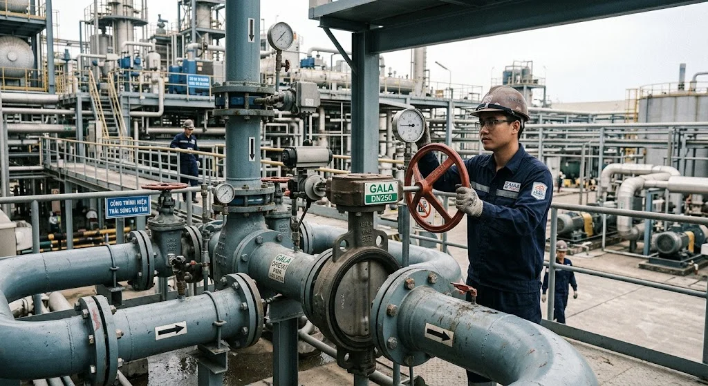 Ứng dụng của Van Ga la