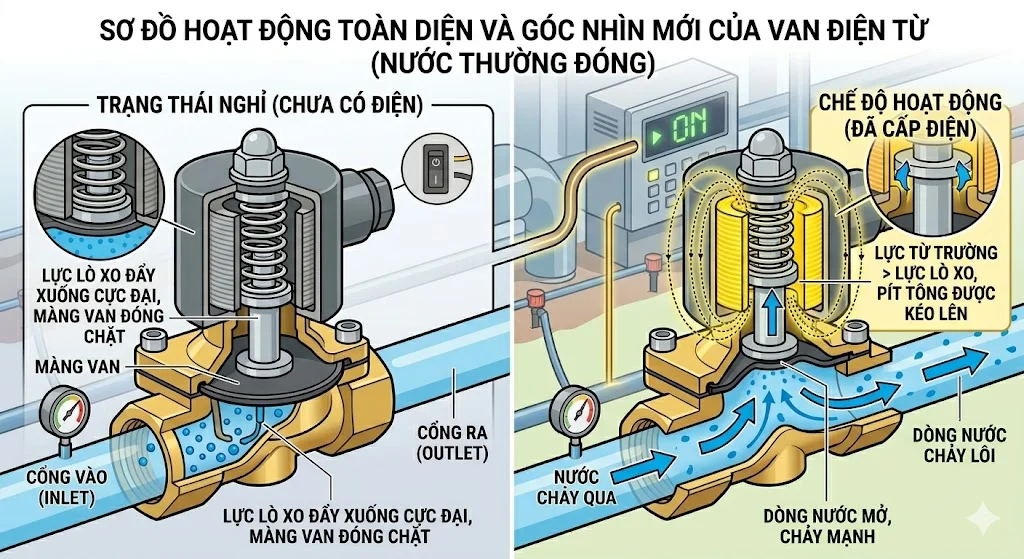 Cấu tạo của van nước