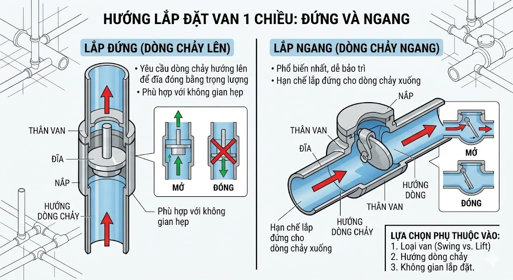 Tổng quan về van 1 chiều