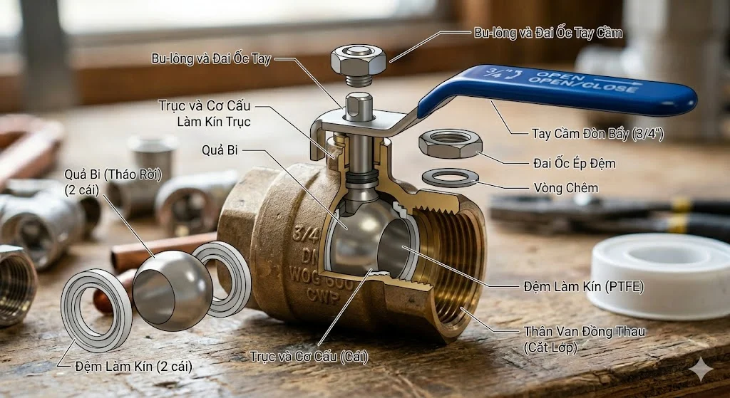 Thông số kỹ thuật cần quan tâm khi mua Van 3/4 Inch