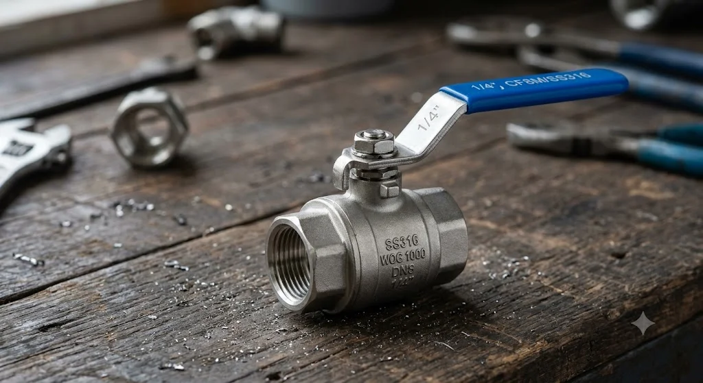 Van bi tay gạt inox 1/4 inch là gì?
