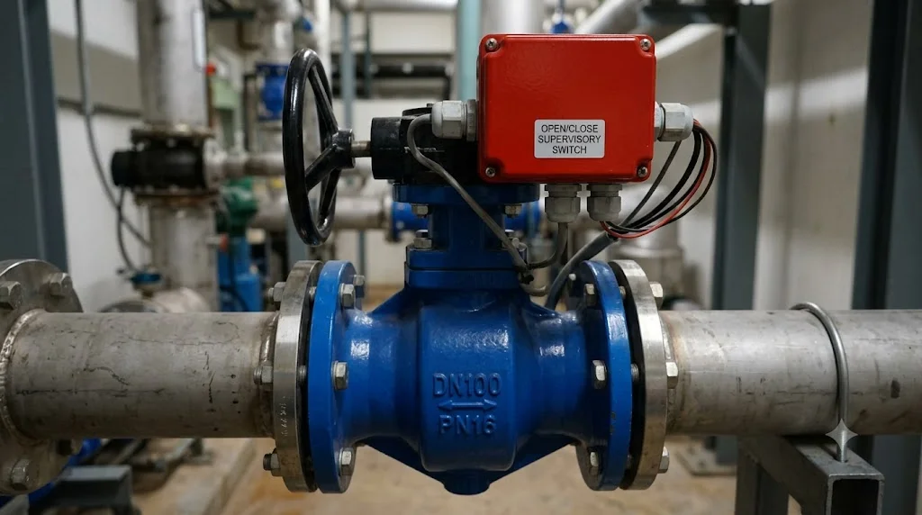 Các loại van bướm công tắc giám sát DN100 phổ biến