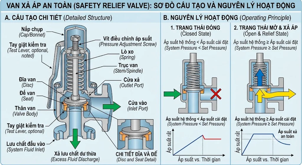 Giới thiệu về van xả áp an toàn