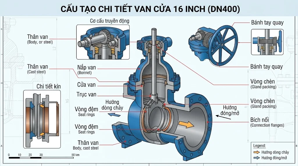 Các loại 16 inch valve phổ biến