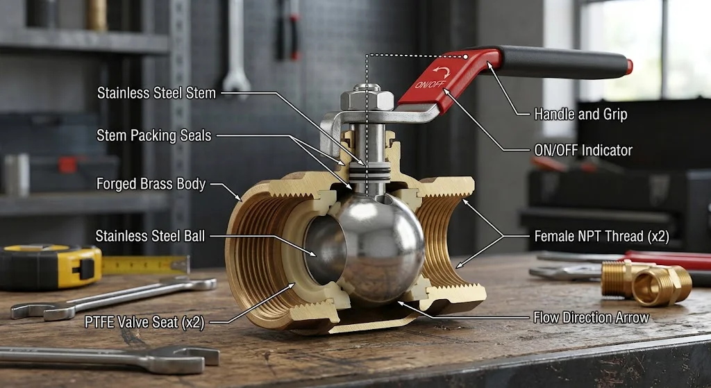 Ưu điểm của Ball Valve DN 20