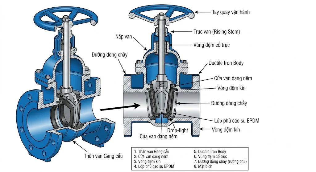 Ưu điểm của Blue Gate Valve