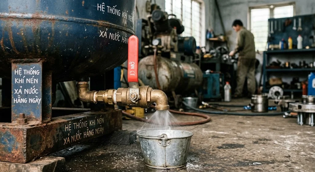 Cấu tạo của Drain Valve