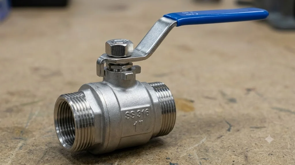Cấu tạo của SS Ball Valve
