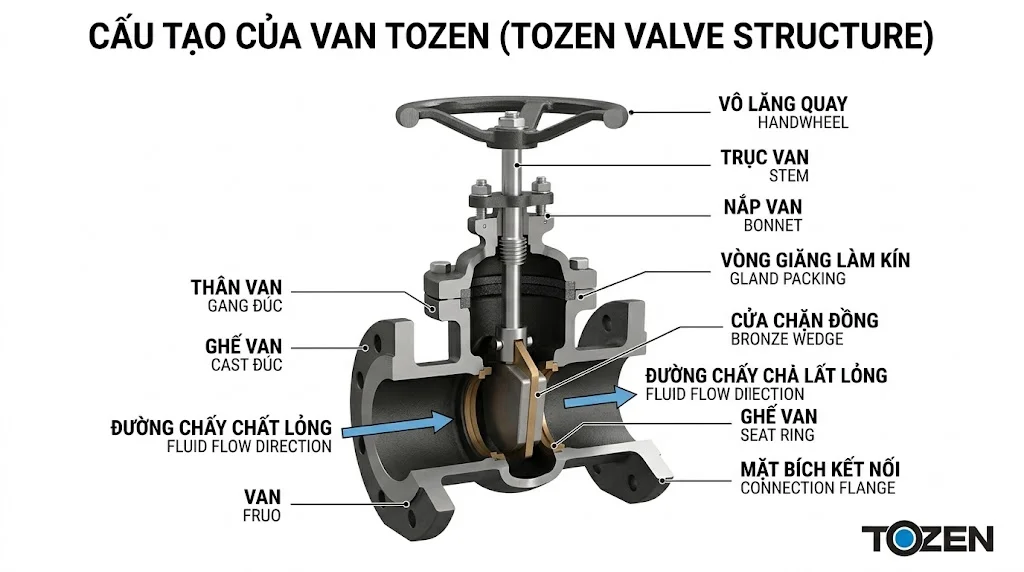 Các dòng Tozen Valve phổ biến