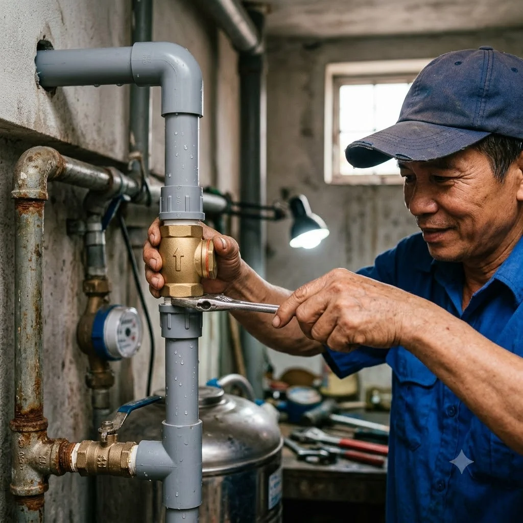 Các loại Van ống nước 1 chiều phổ biến