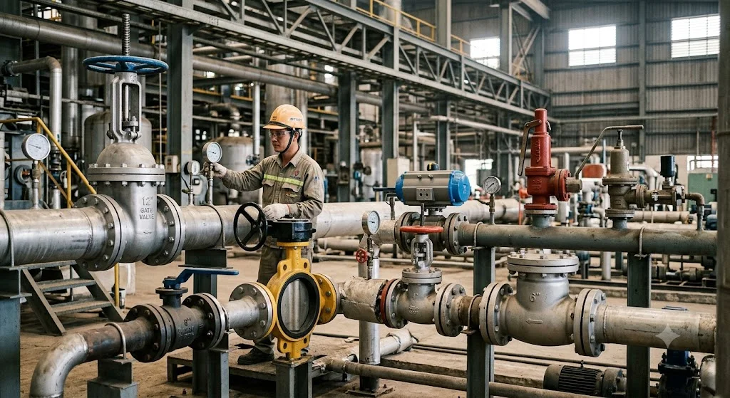 Các loại van công nghiệp phổ biến hiện nay