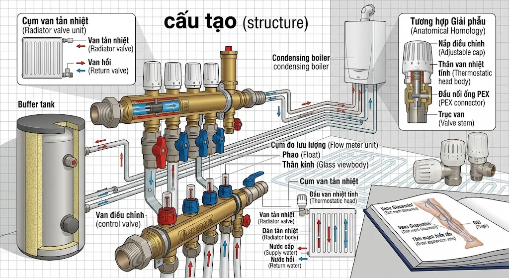 Ưu điểm của van Giacomini