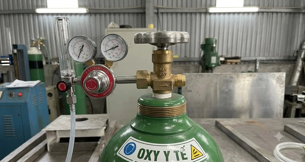 Nguyên lý hoạt động của Van khóa bình oxy