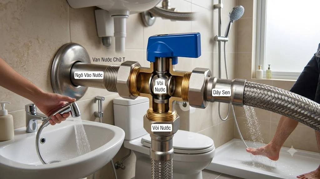 Thông số kỹ thuật của Van nước chữ T