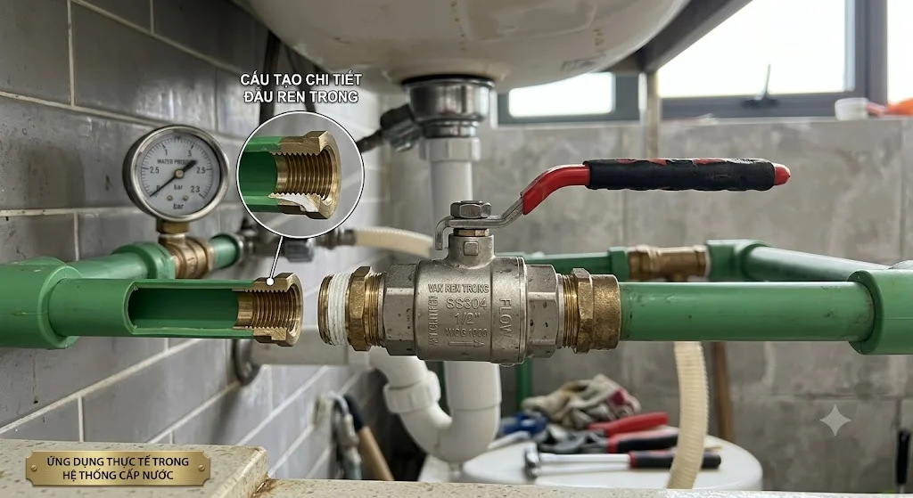 Thông số kỹ thuật của Van ren 21