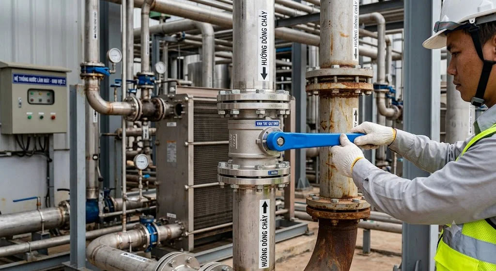 Thông số kỹ thuật của van tay gạt DN50
