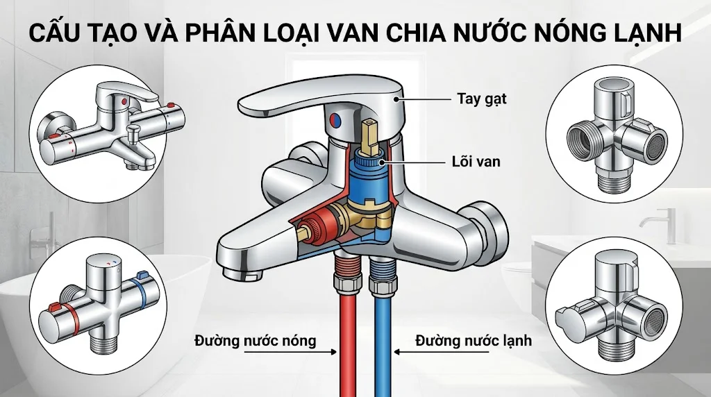 Van chia nước nóng lạnh là gì?