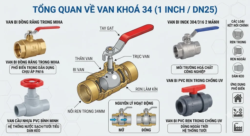 Van khóa 34 là gì?