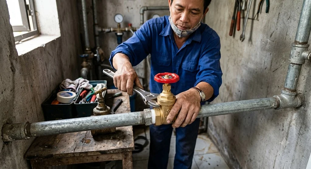 Khi nào cần thay van khóa nước đồng?