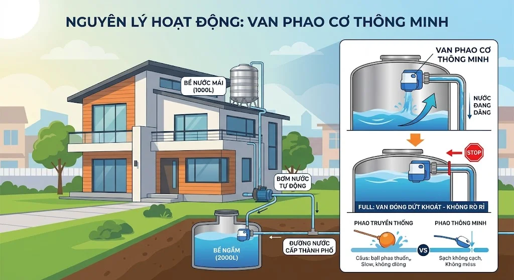Van phao cơ thông minh là gì?