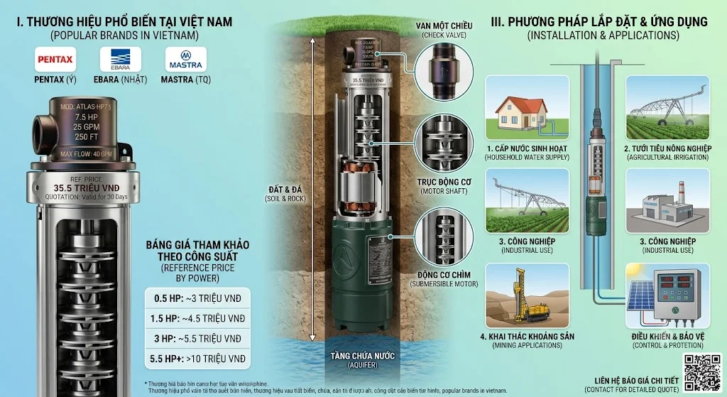 Bơm hỏa tiễn 1HP