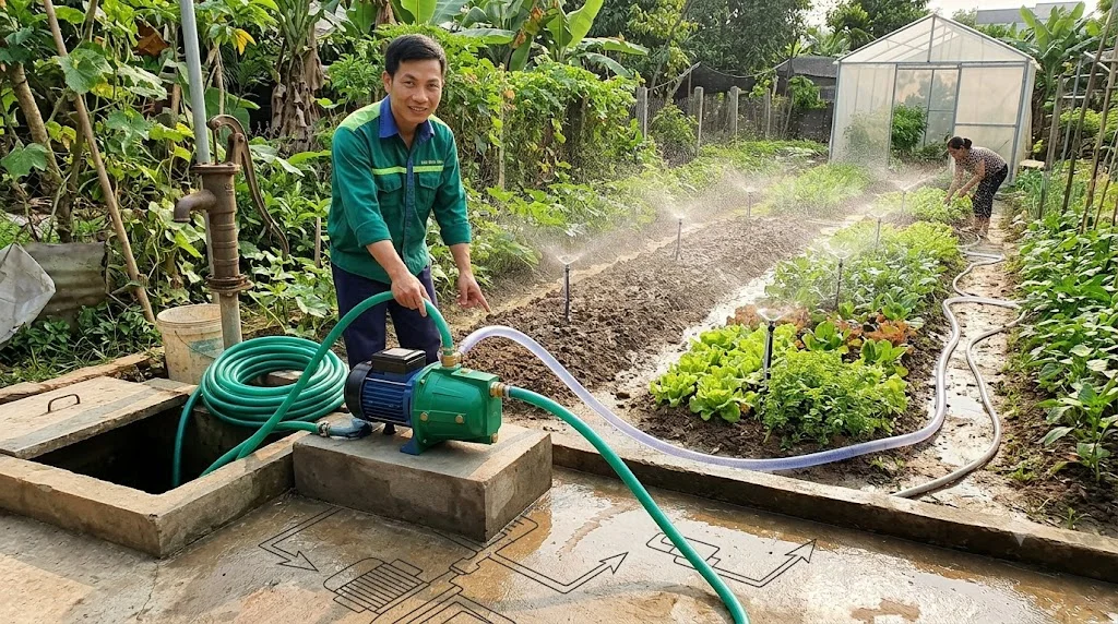 Nguyên lý hoạt động của Bơm con heo