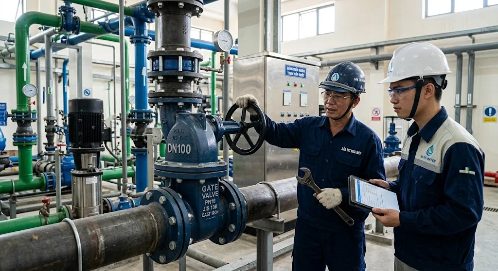 Van cổng DN100 là gì?