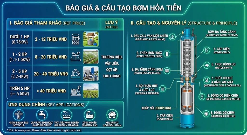 Cấu tạo Bơm hỏa tiễn