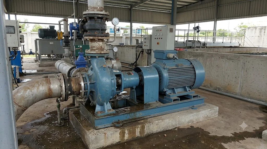 Cấu tạo Bơm nước thải trục ngang