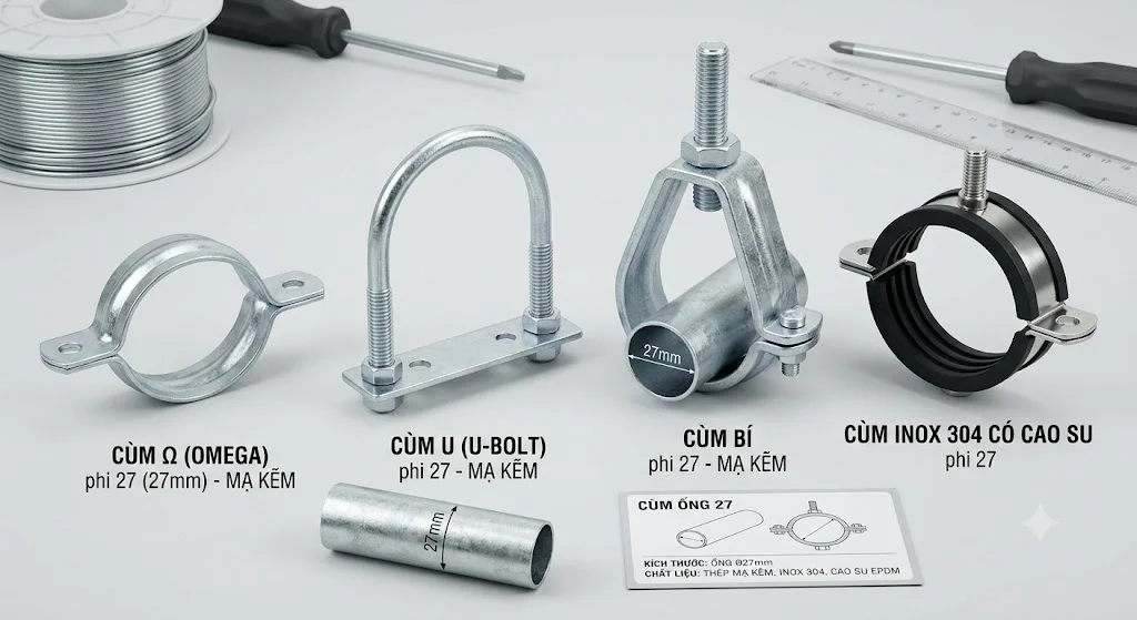 Cùm ống 27 là gì?