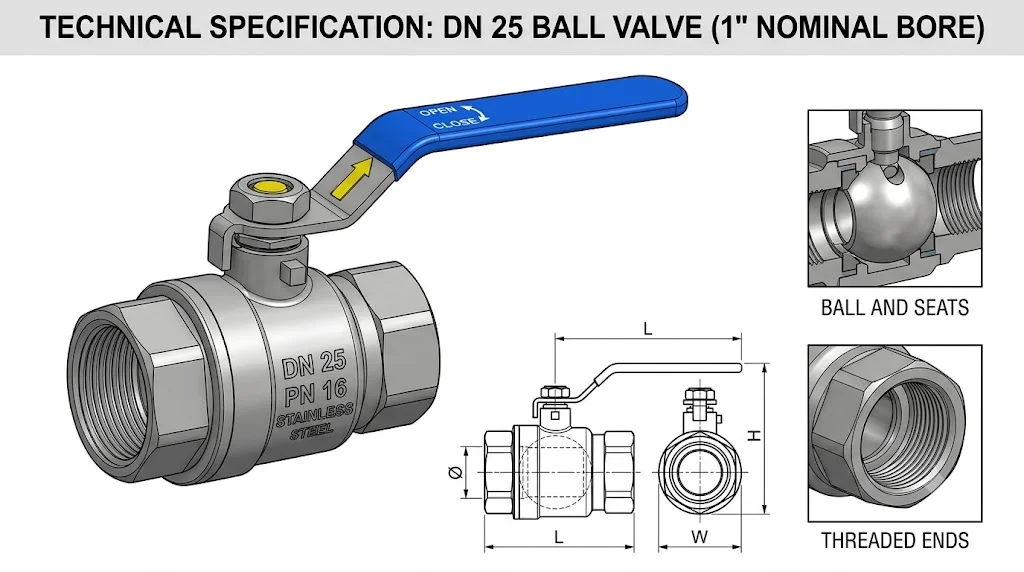 Các loại DN25 Valve phổ biến