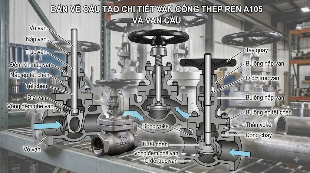 Tiêu chuẩn của Forged Steel Gate Valves