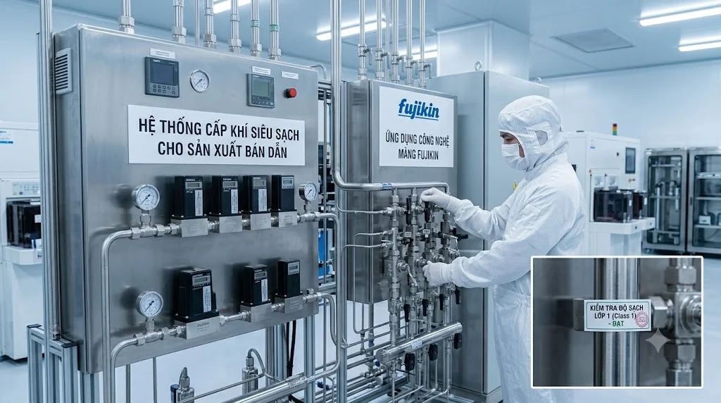 Ứng dụng của Fujikin Valves