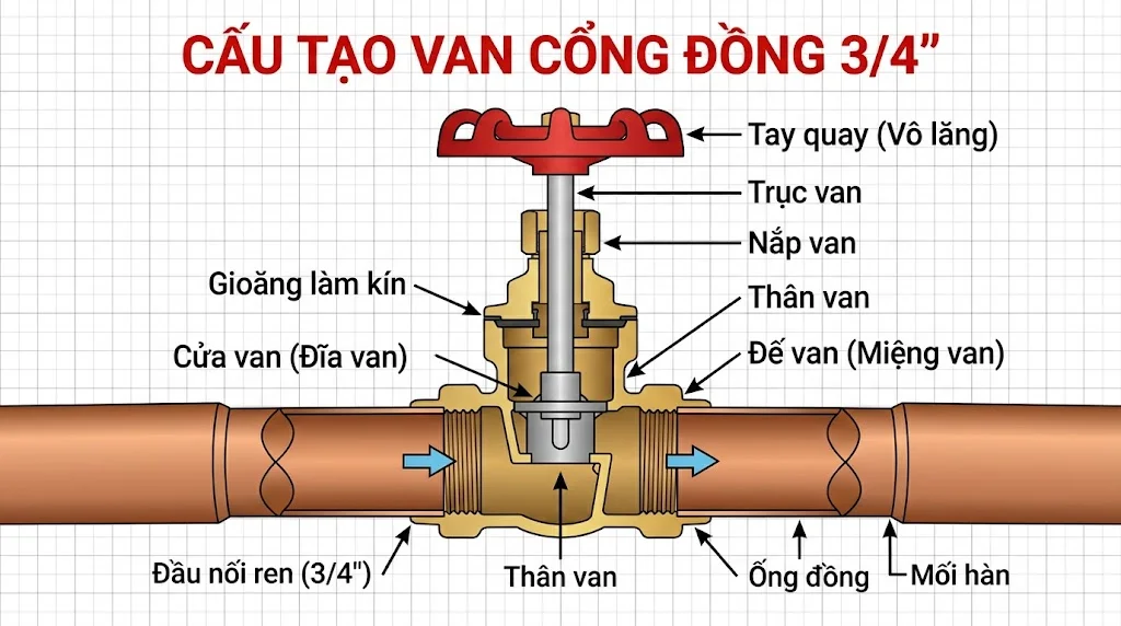 Nguyên lý hoạt động của Gate Valve 3 4