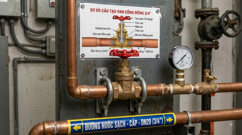 Các loại Gate Valve 3 4 phổ biến