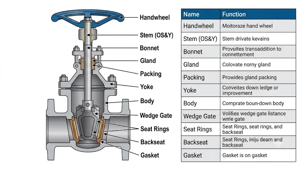 Gate Valve Parts là gì?
