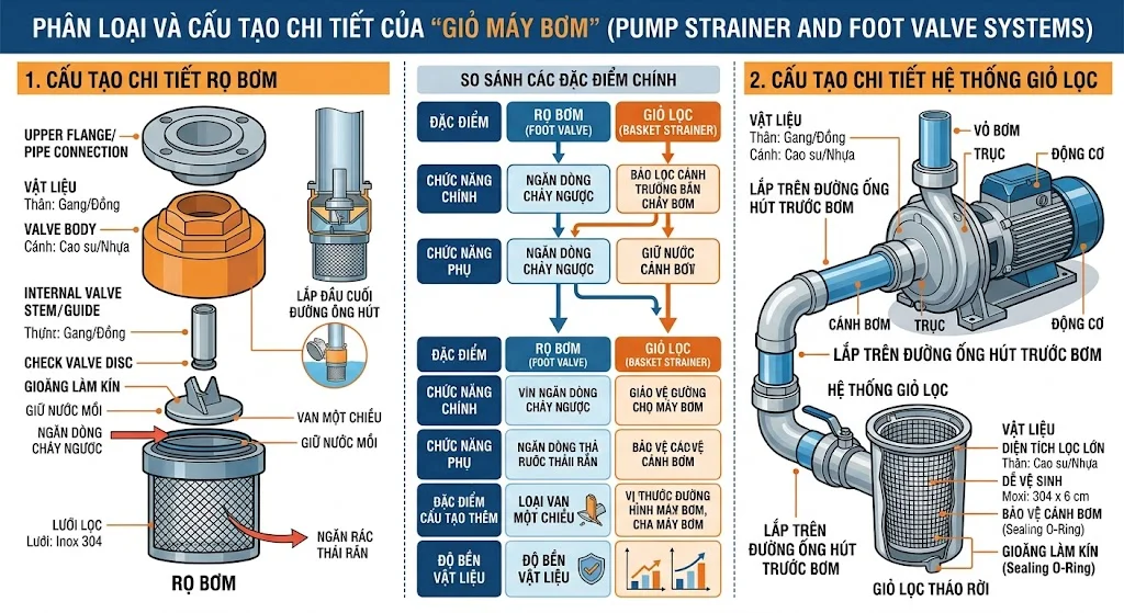Cấu tạo máy bơm