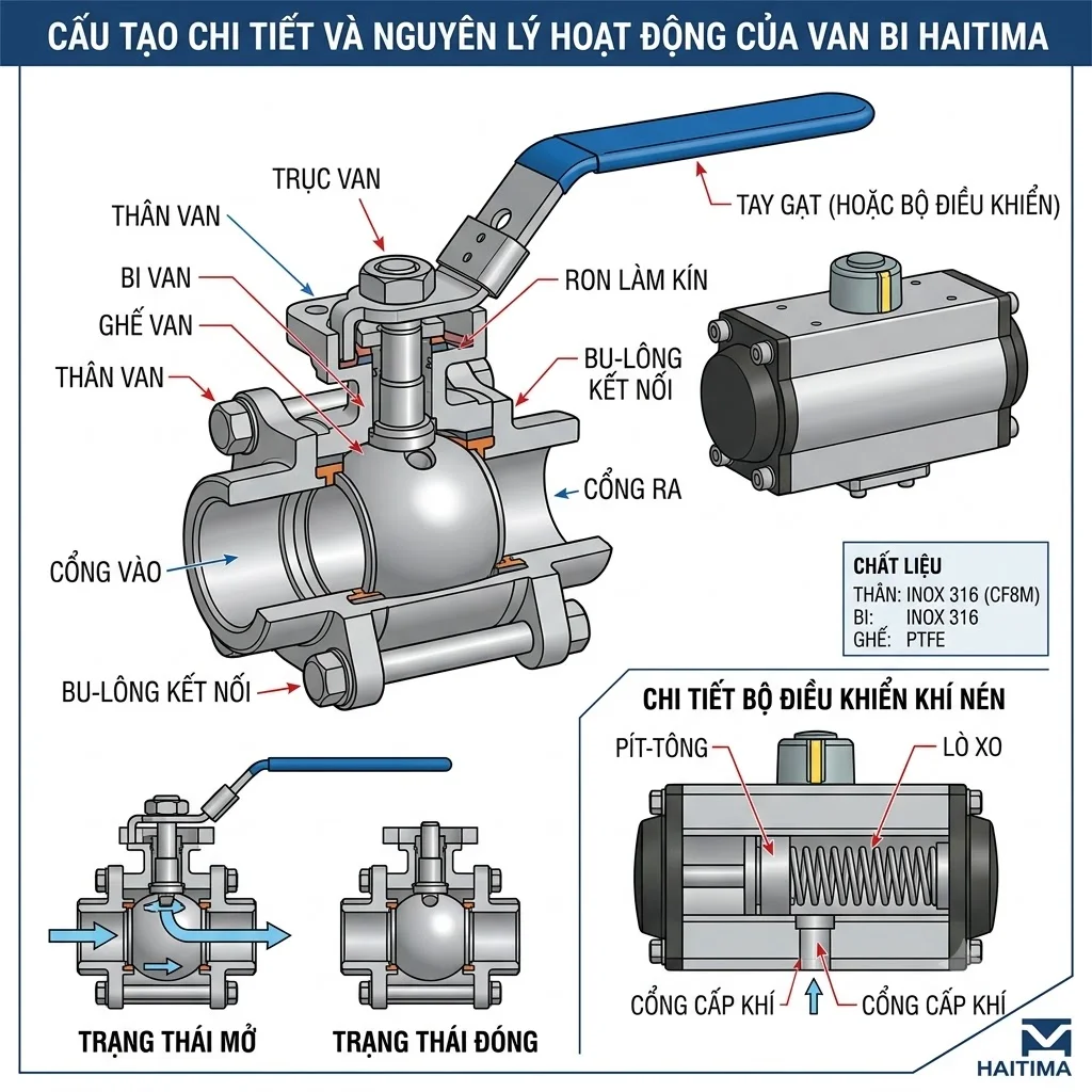 Nguyên lý hoạt động của Haitima Valve