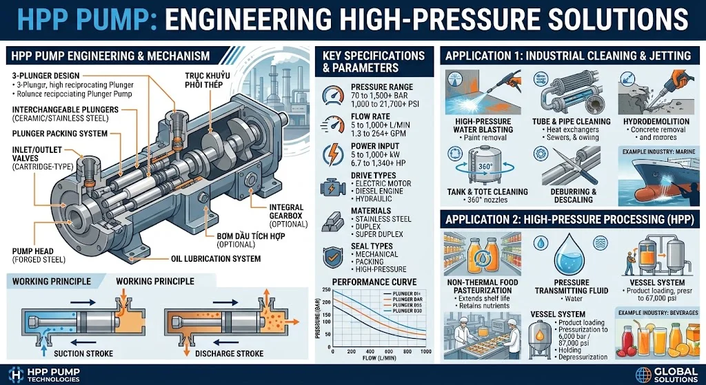 Nguyên lý hoạt động của HPP Pump