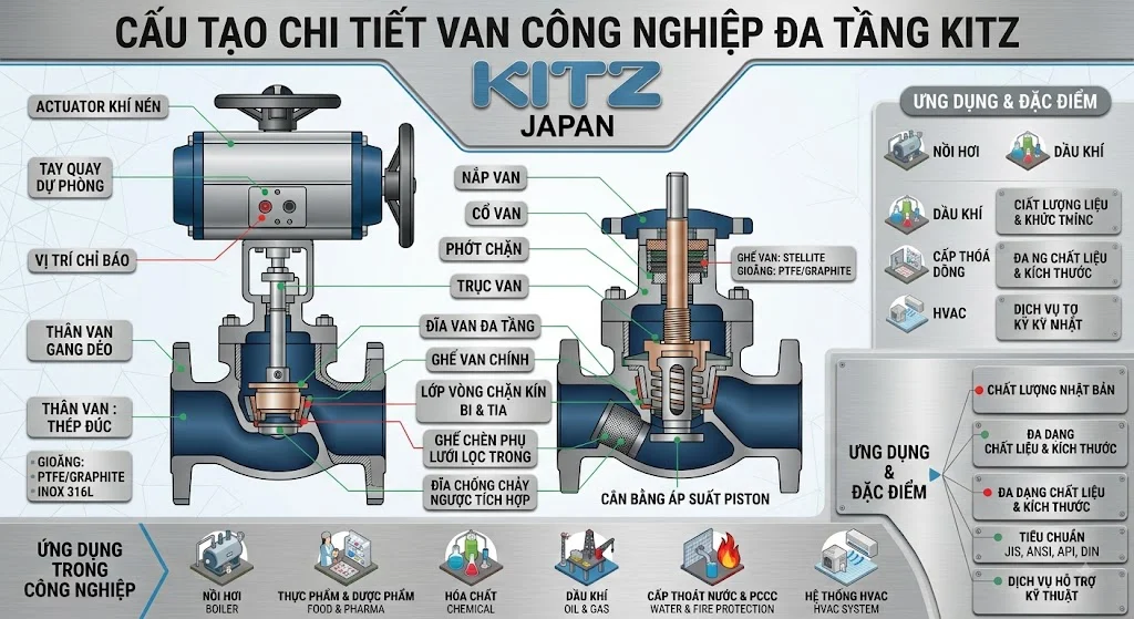 Cấu tạo của Kitz van