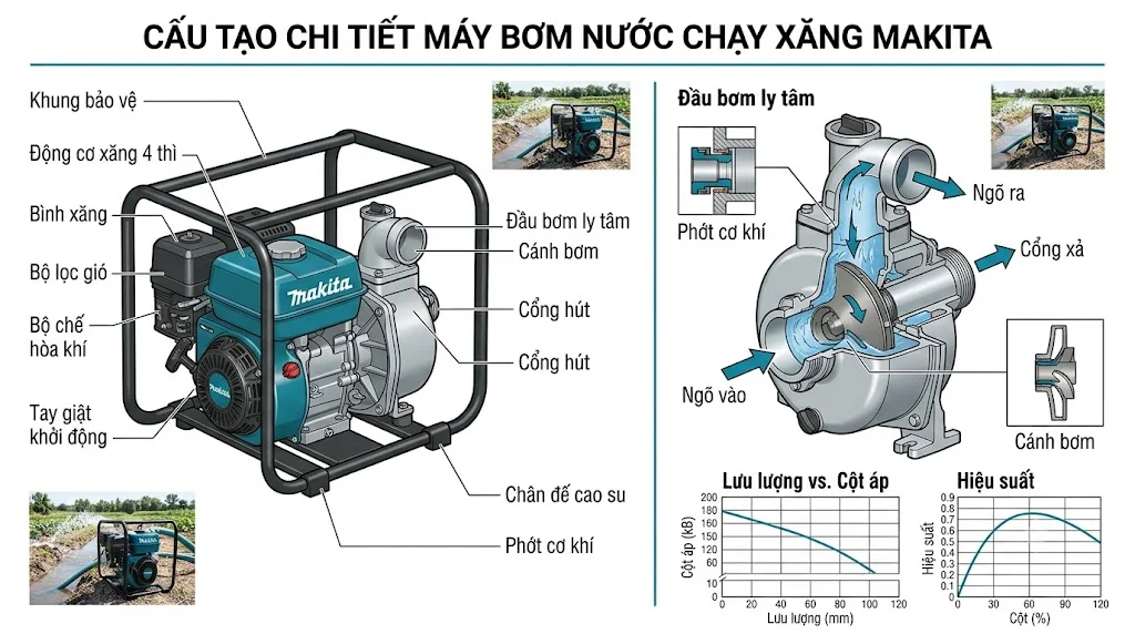 Ứng dụng của máy bơm nước
