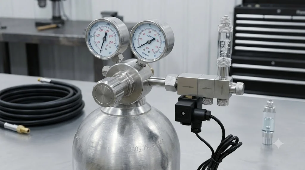Nguyên lý hoạt động của Stainless Steel C O2 Regulator