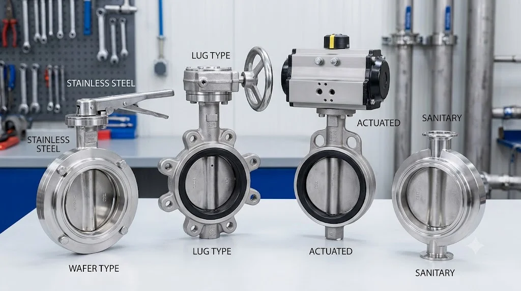 Stainless Steel Butterfly Valves là gì?