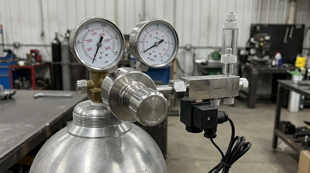 Stainless Steel C O2 Regulator là gì?