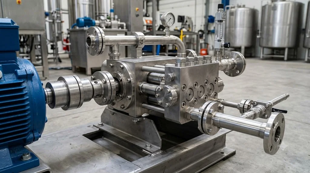 Cấu tạo của Stainless Steel Piston Pump