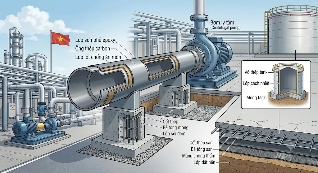 Thông số kỹ thuật của mặt bích DIN PN16