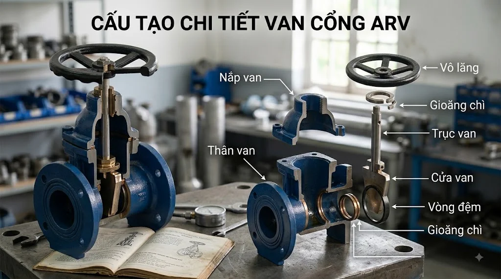 Van cổng ARV sử dụng ở đâu?