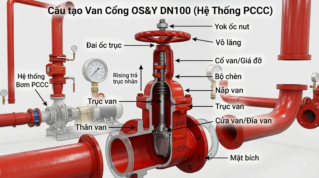 Tiêu chuẩn của Van cổng chữa cháy
