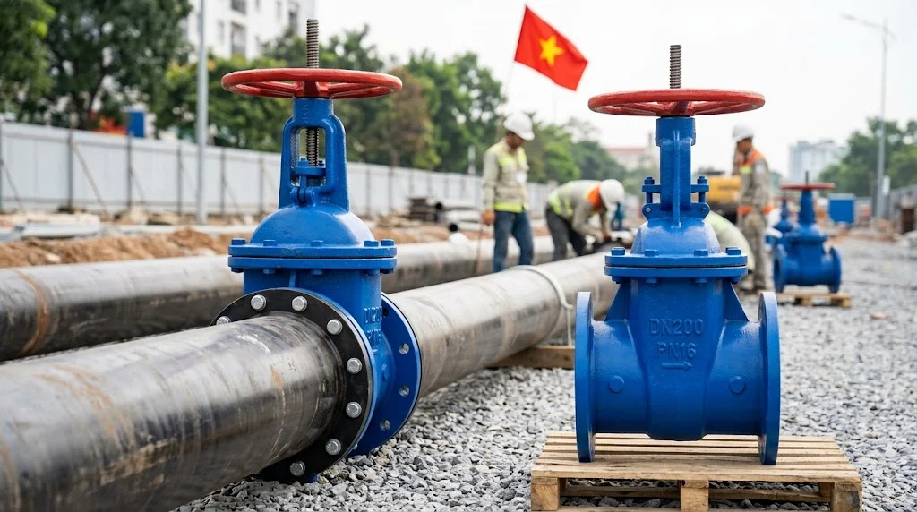Nguyên lý hoạt động của Van cổng DN 200