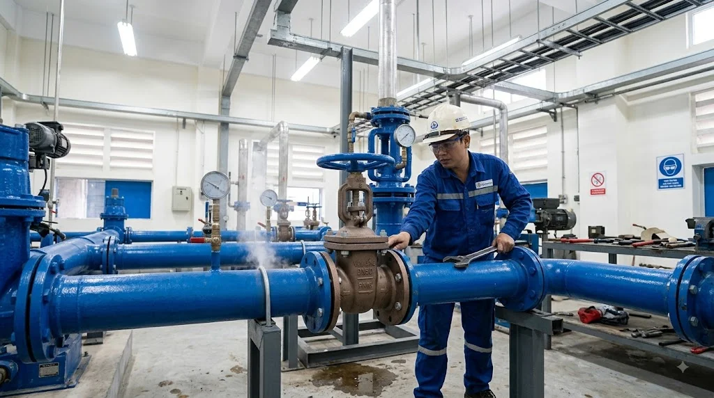 Nguyên lý hoạt động của Van cổng DN 50